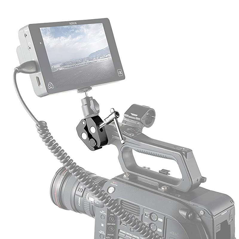 Super Clamp w14 and 38 Thread for Cameras Lights Umbrellas Hooks Shelves Plate Glass Cross Bars etc 735