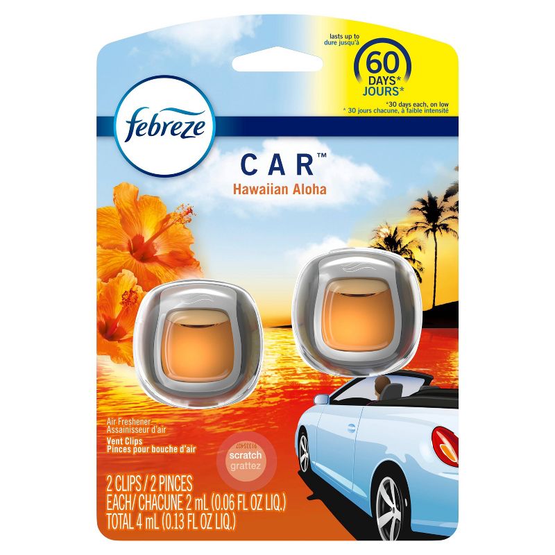 Febreze Car Freshener - Hawaiian Aloha - 0.13oz