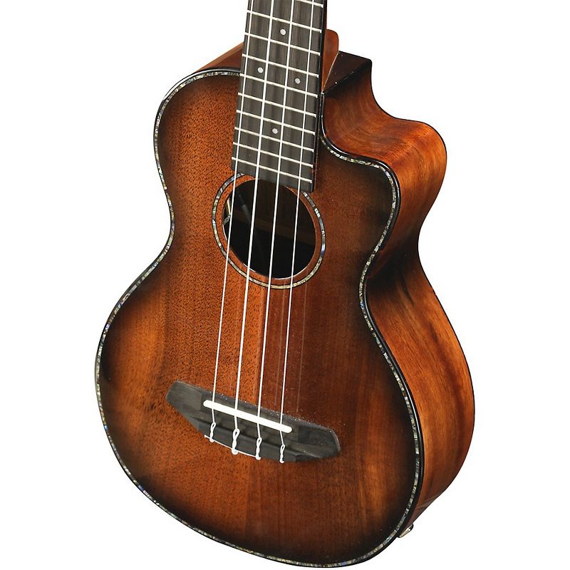 Mitchell MU100CE Acoustic-Electric Concert Ukulele Natural Koa
