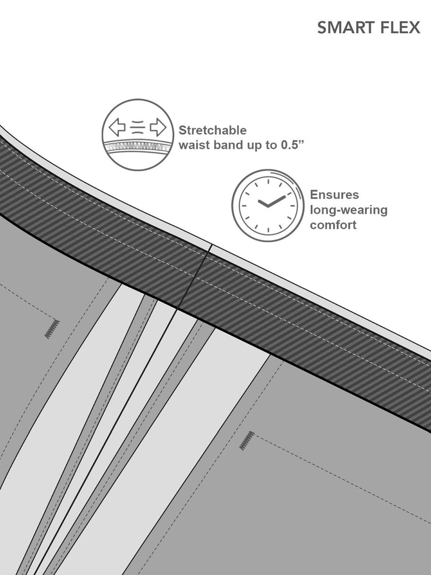 Arrow Sport Grey Cotton Skinny Fit Chinos