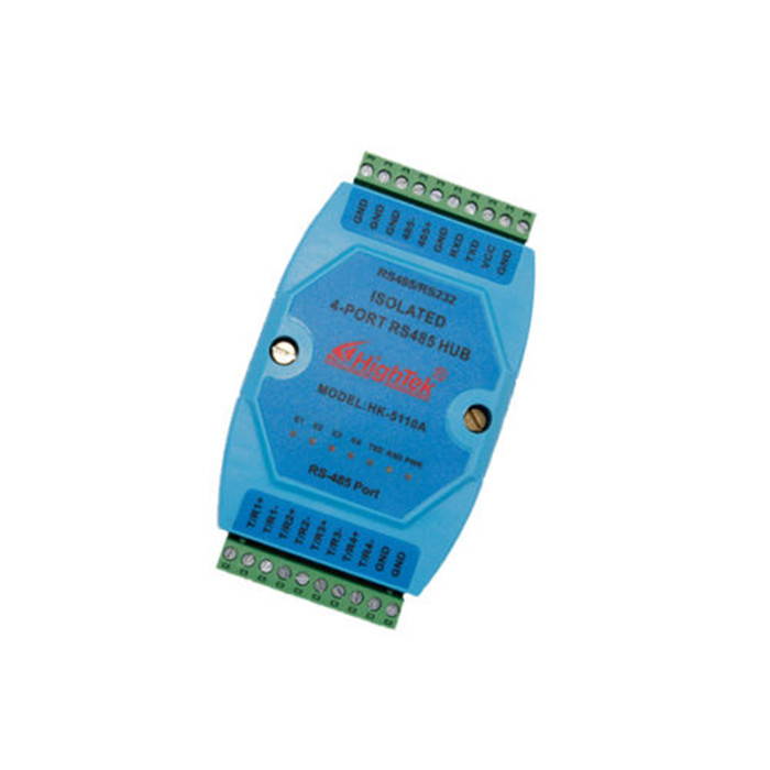 HighTek HK-5110A Industrial-grade 4x RS485 Input and 1x RS485 Output RS485 HUB 485 Isolated Splitter HUB Distributor