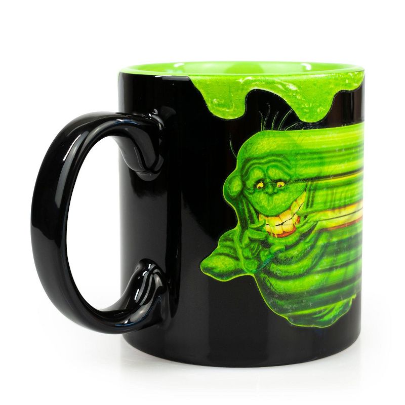 Just Funky OFFICIAL Ghostbusters Coffee Mug | Glow-In-The-Dark Slimer | Ceramic 20 Oz. Cup