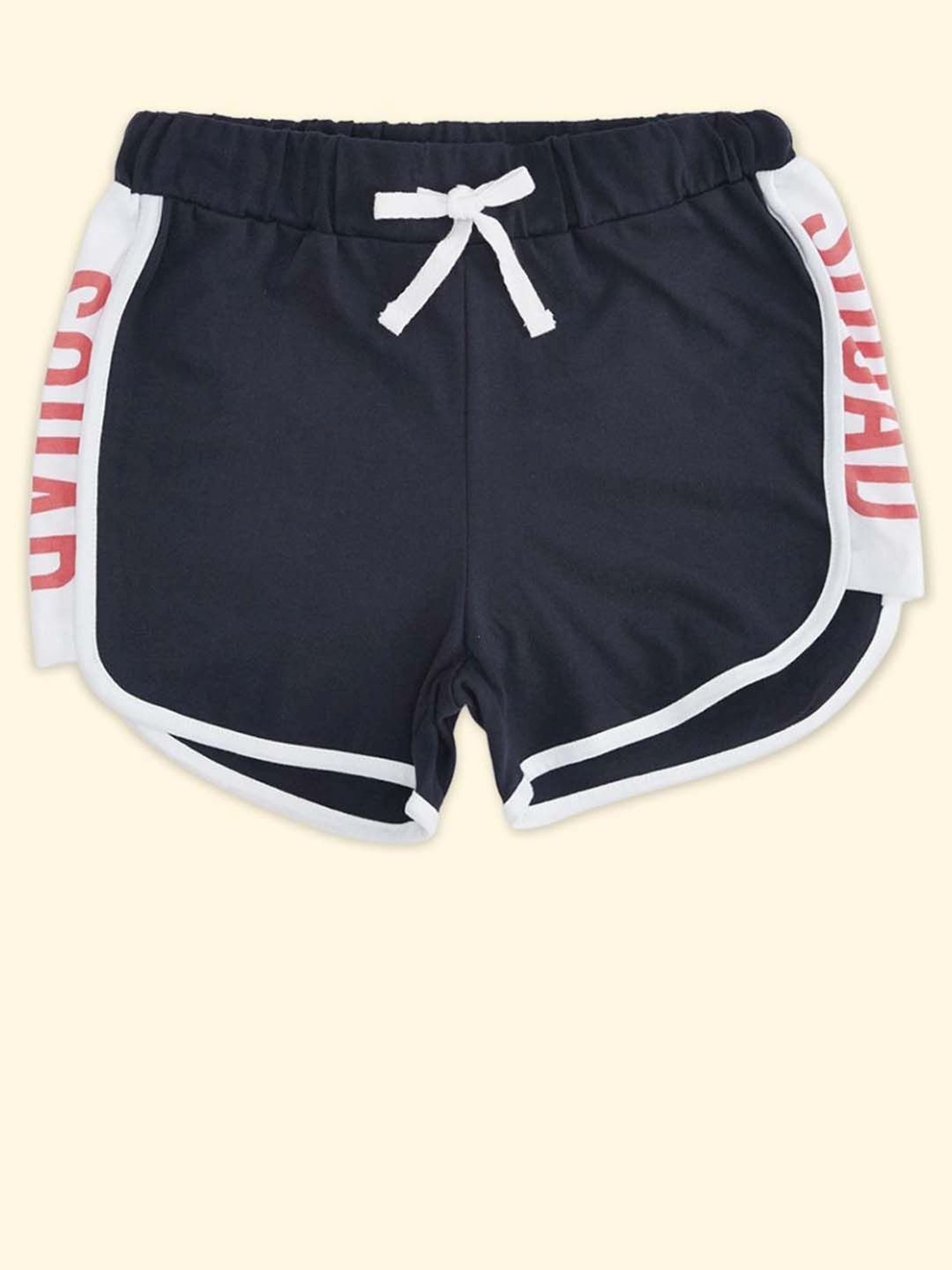 United Colors of Benetton Kids White Solid Shorts