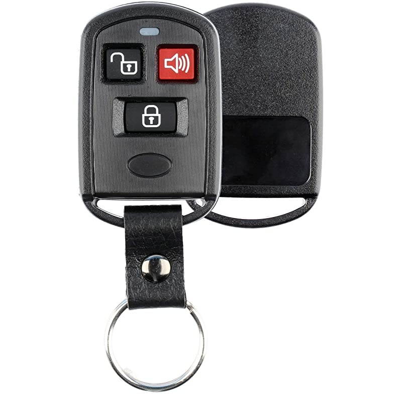 Keyless Entry Remote Key Fob Case Shell Button Pad Cover Leather Strap For Hyundai Kia Santa Fe Elantra