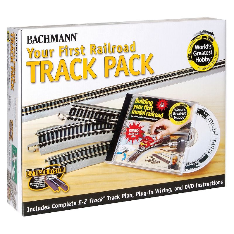Bachmann Trains Nickel Silver World's Greatest Hobby First Railroad Track Pack - HO Scale
