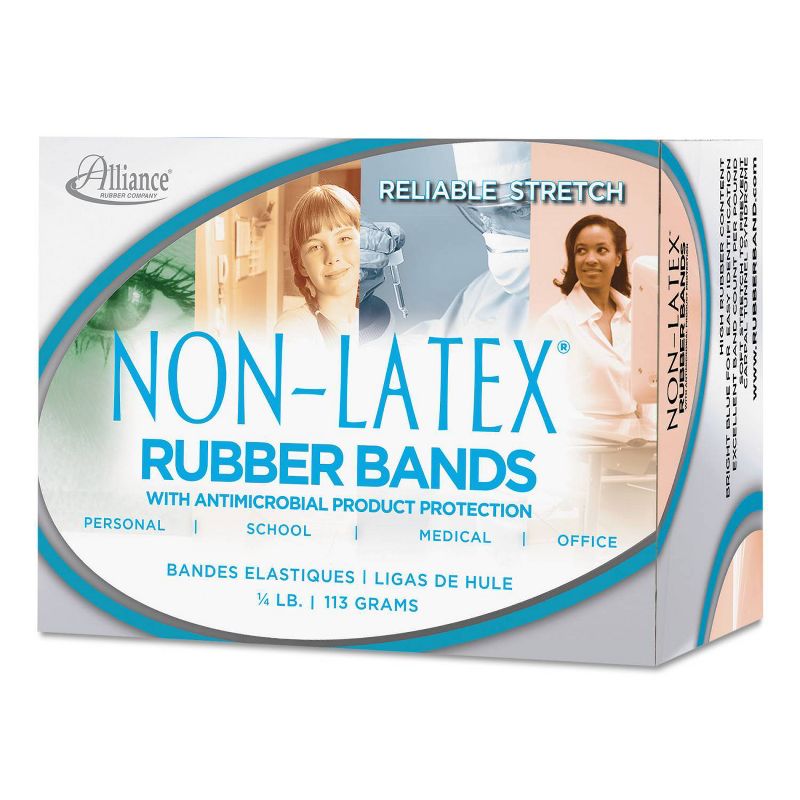 Business Source Rubber Bands Size 33 1 lb./BG 3-1/2"x1/8" Natural Crepe 15743