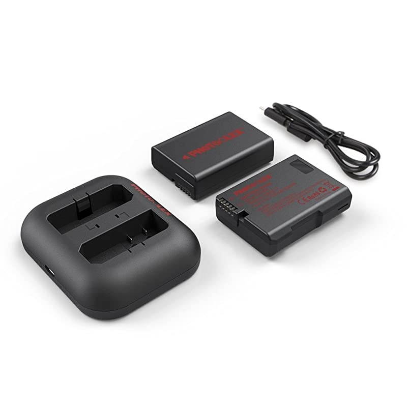 Pack EN-EL15 /EN-EL15a EN-EL15b Rechargeable Lithium-ion Battery Rapid Dual USB Charger for Nikon Camera D750, D7500, D7000, D850, D500, D7100, D700, V1, D810, D610, D800, D600, D800e, D810