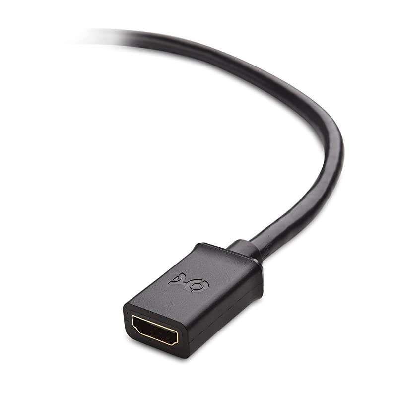 2-Pack High Speed HDMI Extension (Male to Female HDMI Extender Cable) with Ethernet 6 Feet - 3D and 4K Resolution Ready