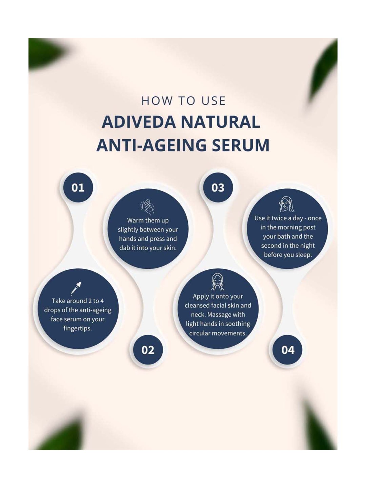 Adiveda Natural Anti Ageing Face Serum - 30 ml