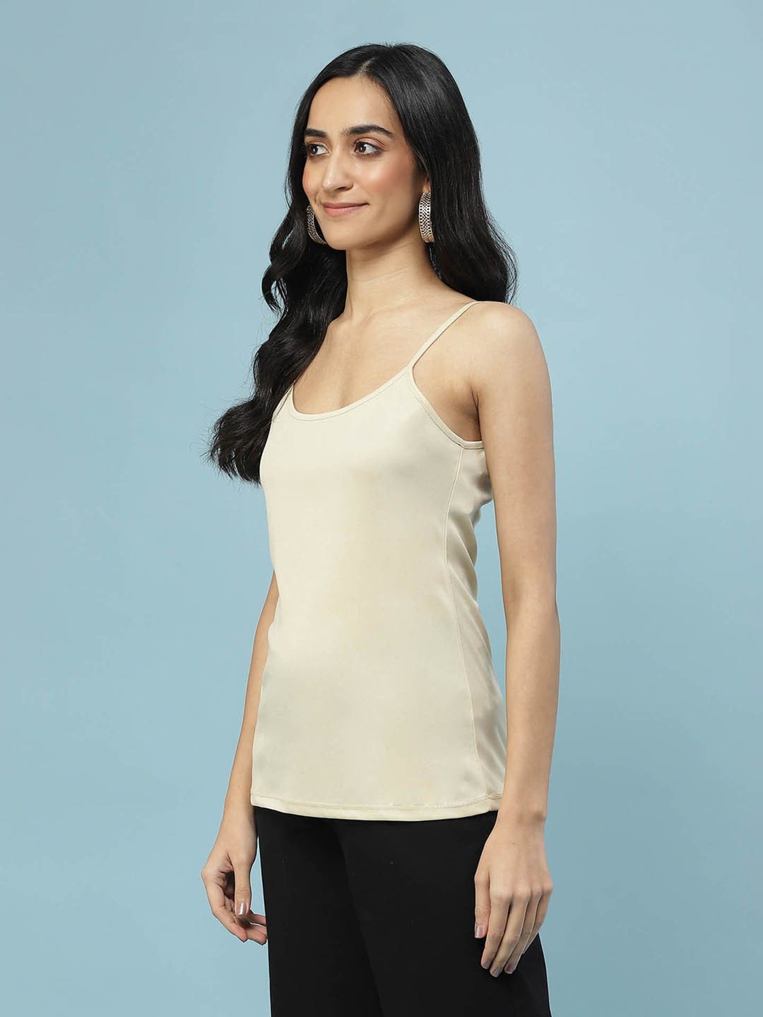 aarke Ritu Kumar Ivory Top With Camisole