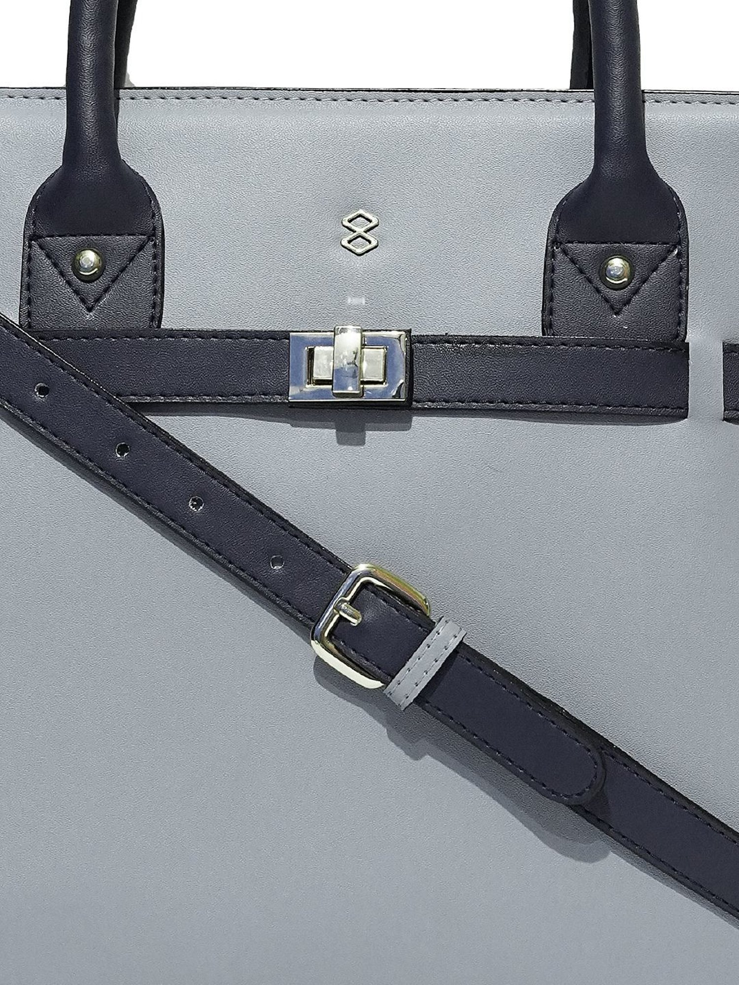 Horra Blue Medium Handbag