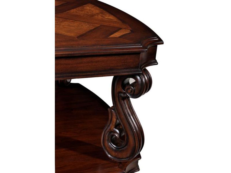 T1648-43 Harcourt Cherry Finish Wood Rectangular Cocktail Table - Magnussen Home Furnishings