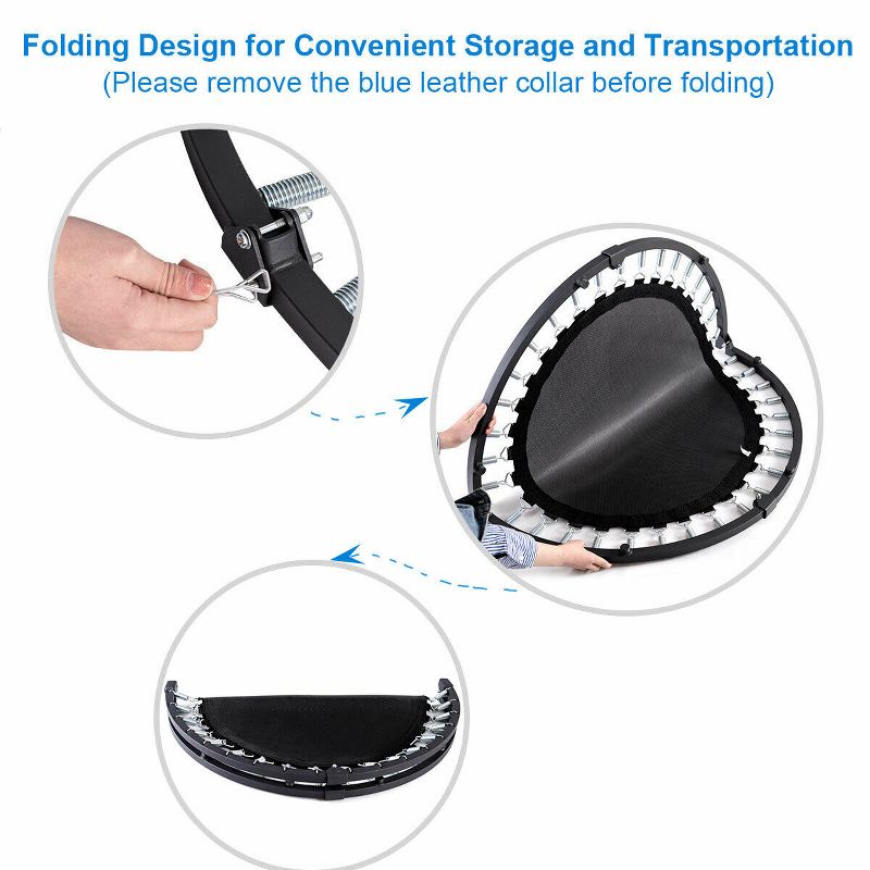 Costway 14 Ft Multicolored Trampoline Recreational Exercise w/ Safety Net Ladder