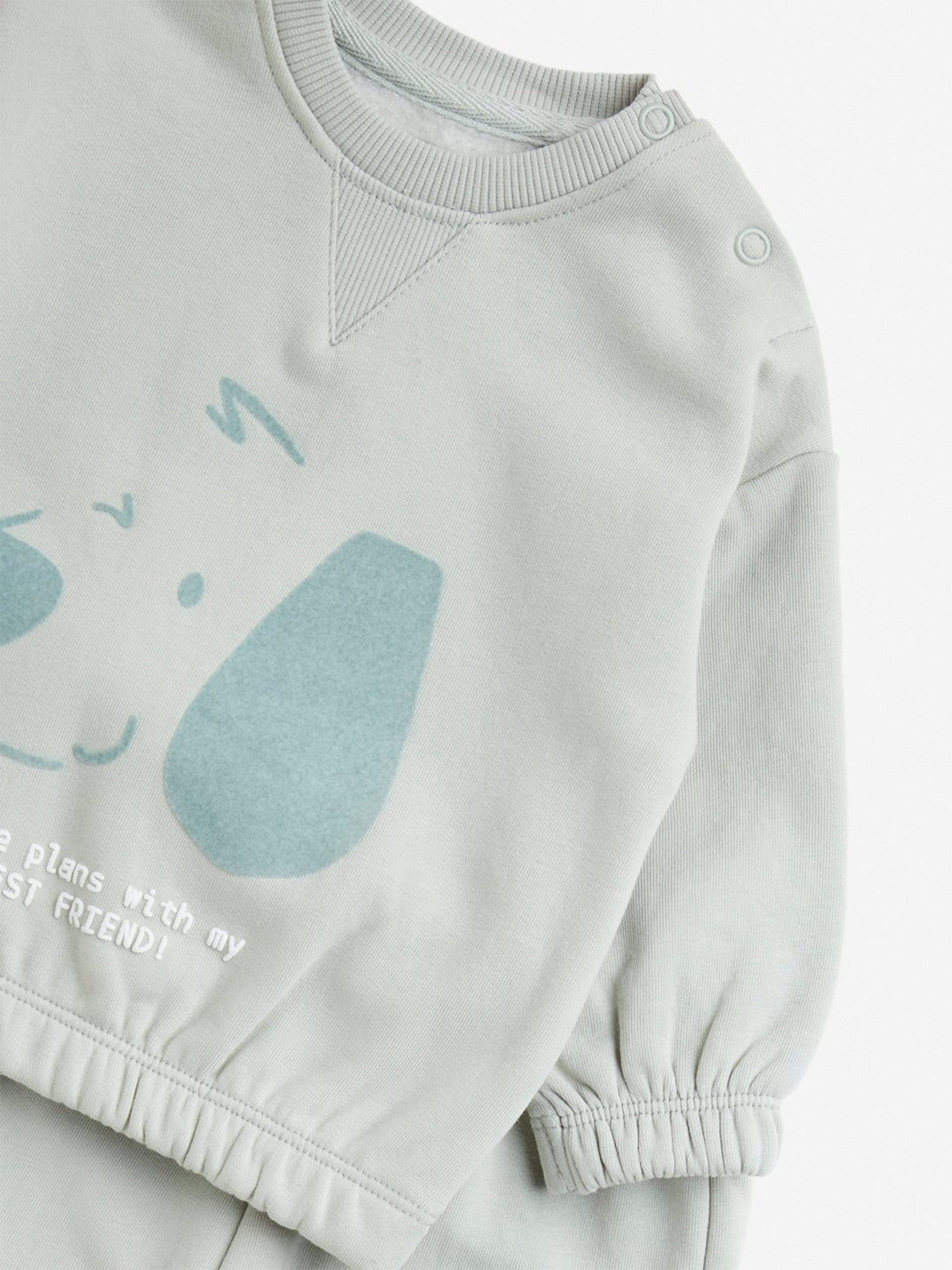 HOP Baby by Westside Sage Animal Design Sweatshirt with Joggers Set