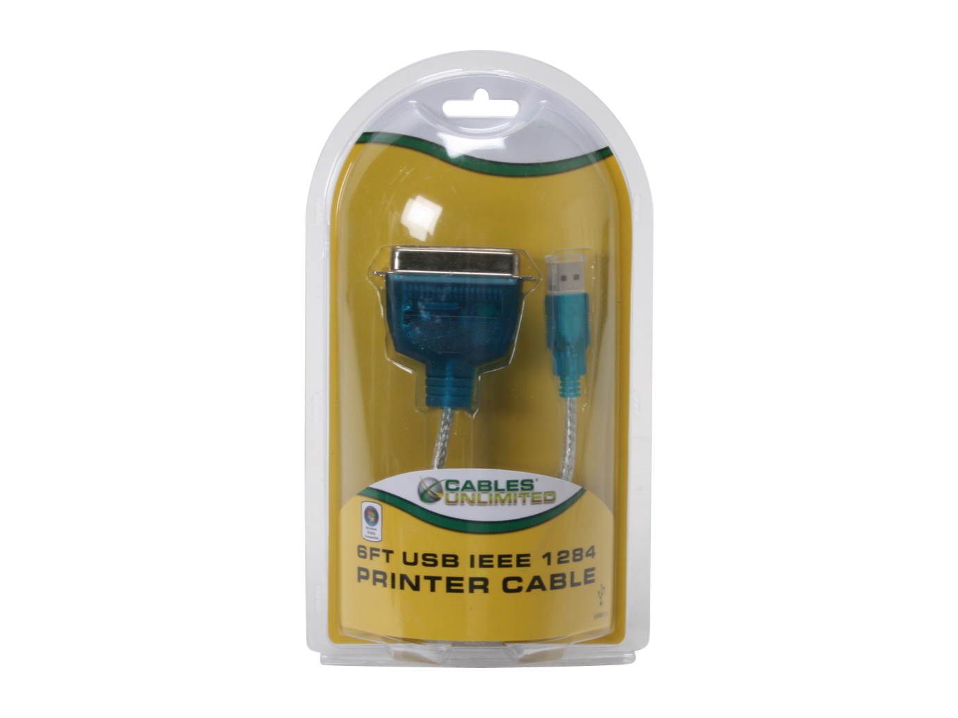 CABLES UNLIMITED Model USB-1470-06 6 ft. USB to Centronix Parallel Printer Cable