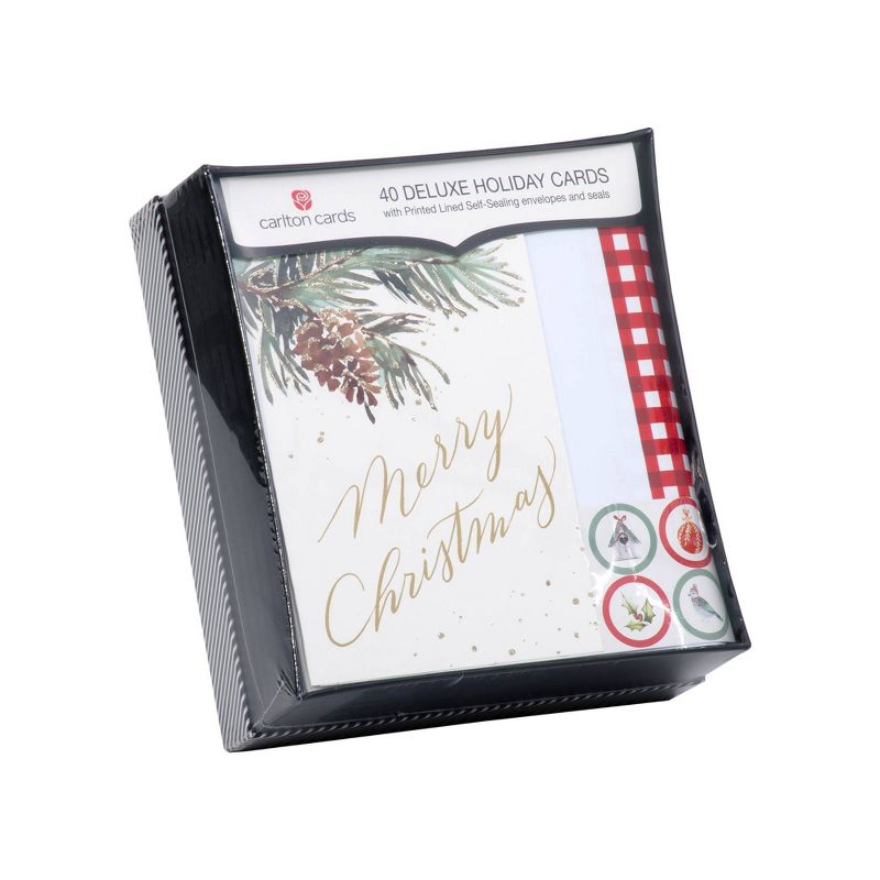 Carlton Cards 40ct Pine Branch Boxed Cards