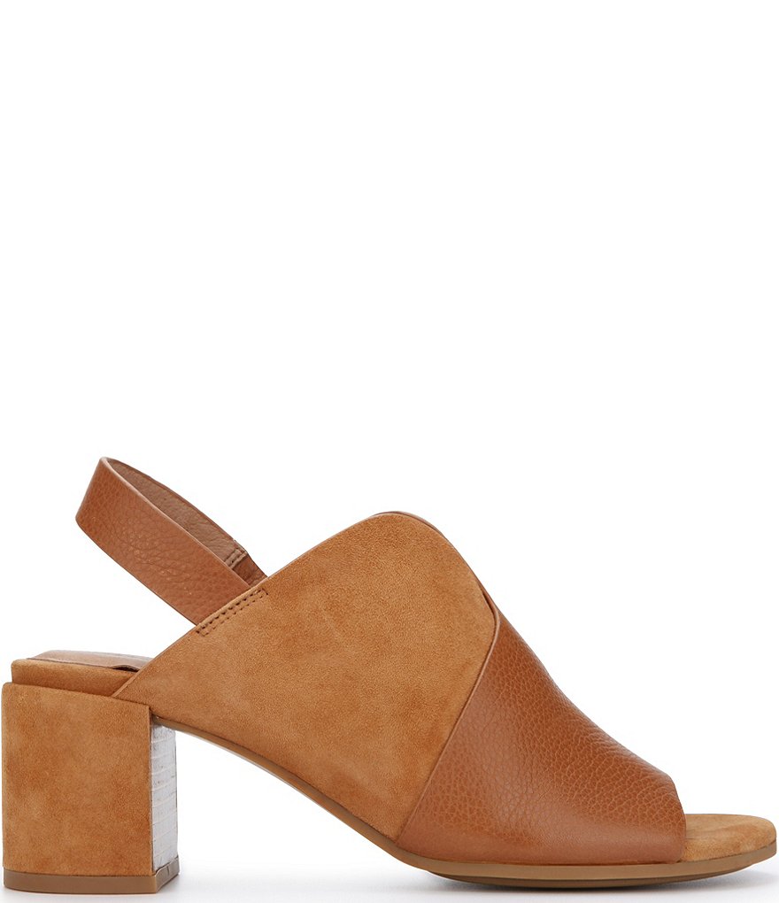 Gentle Souls Charlene Hooded Leather Sling Back Mules