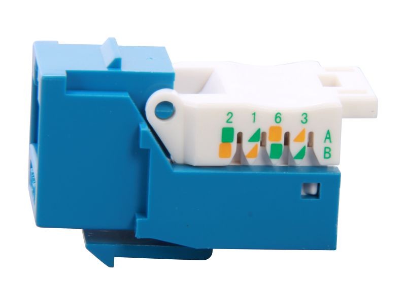 Micro Connectors CAT5 RJ45 Coupler F-F Straight