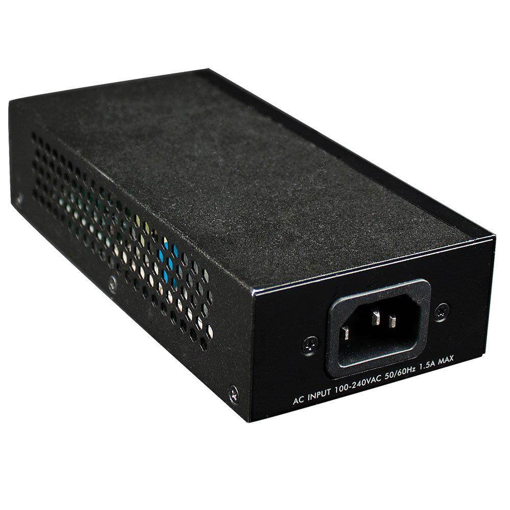 Intellinet 560566 Intellinet 1-Port Gigabit High-Power PoE+ Injector - IEEE 802.3at/af compliant injector with 1 x30 watt port