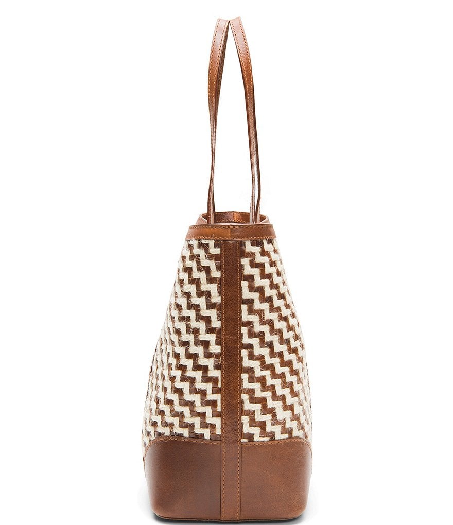 Frye Melissa Woven Shopper Tote Bag