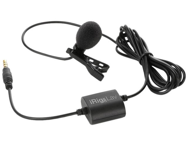 IK Multimedia iRig Mic Lav compact lavalier microphone for smartphones and tablets