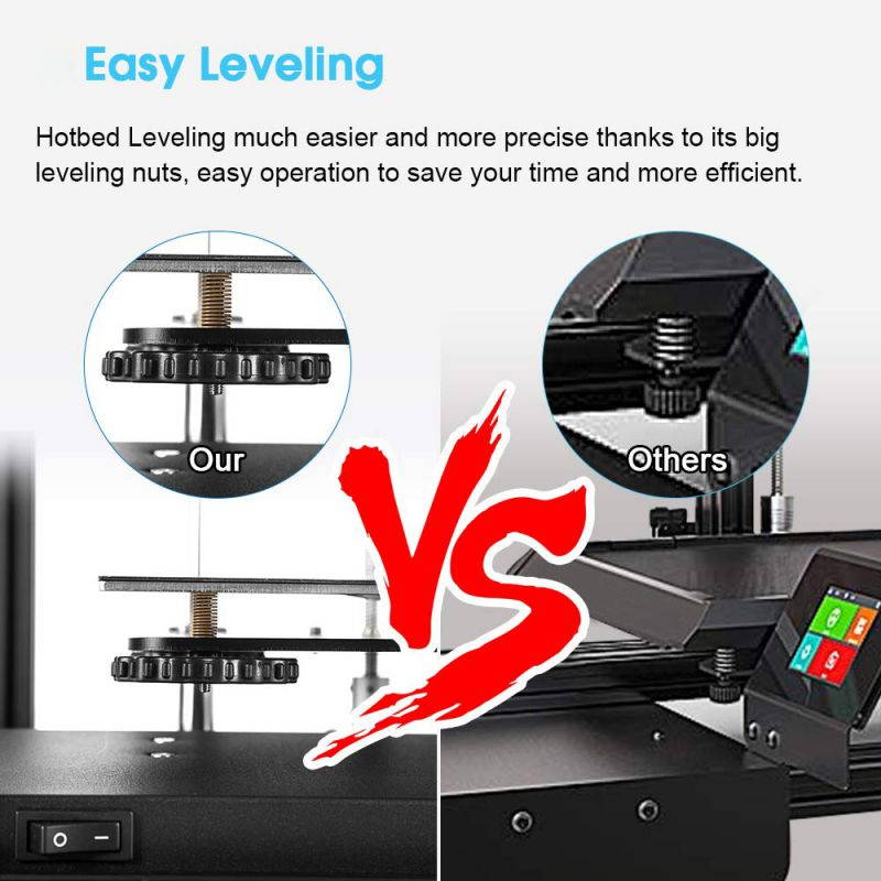 Creality Official Ender 5 Pro 3D Printer with Silent Mainboard Pre-Installed,Capricorn Tube, Metal Exruder,220 * 220 * 300mm Build Volume, Removable Platform, Dual Y-Axis, Modular Design