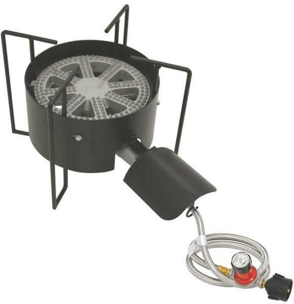 BAYOU CLASSIC KAB4 GAS CAST IRON BURNER PROPANE COOKER WITH HOUSE GUARD 5501663