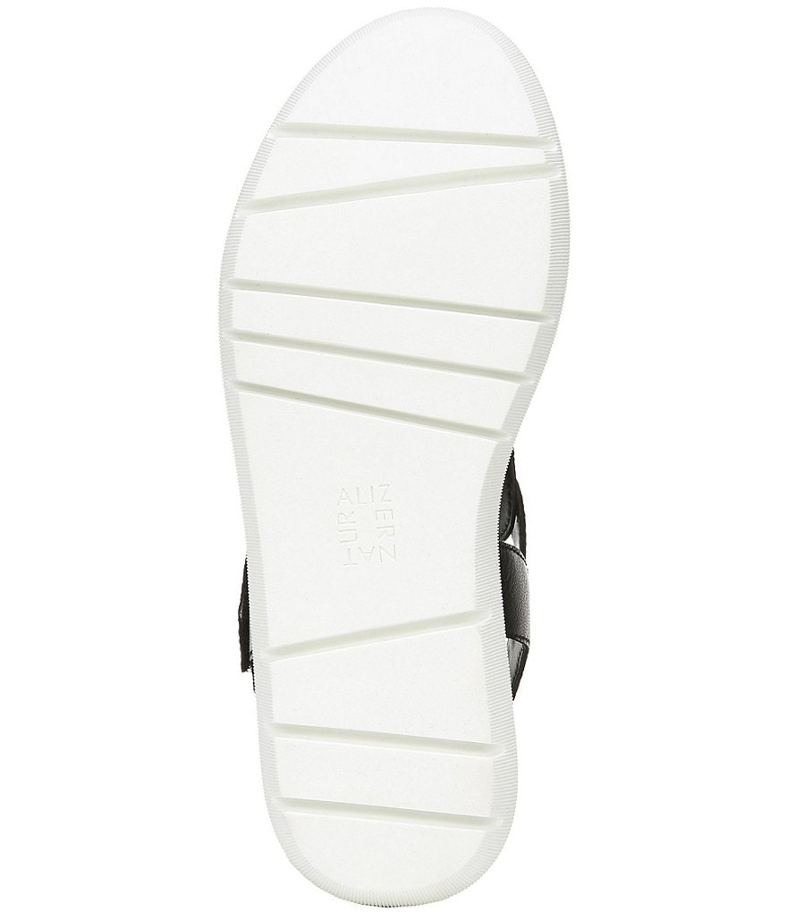 Naturalizer Lincoln Leather Sport Wedge Sandals