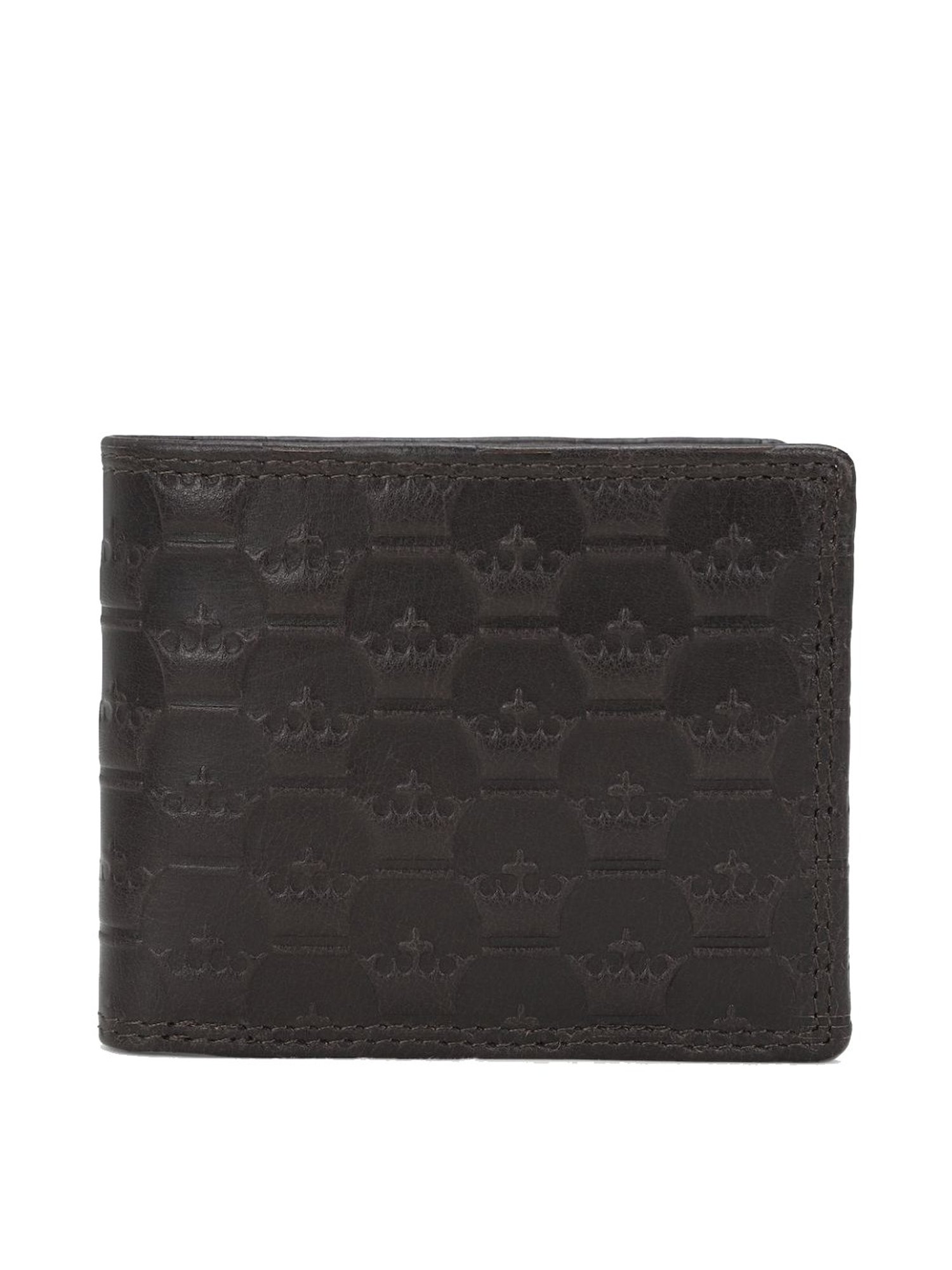 Louis Philippe Brown Casual Leather Bi-Fold Wallet for Men