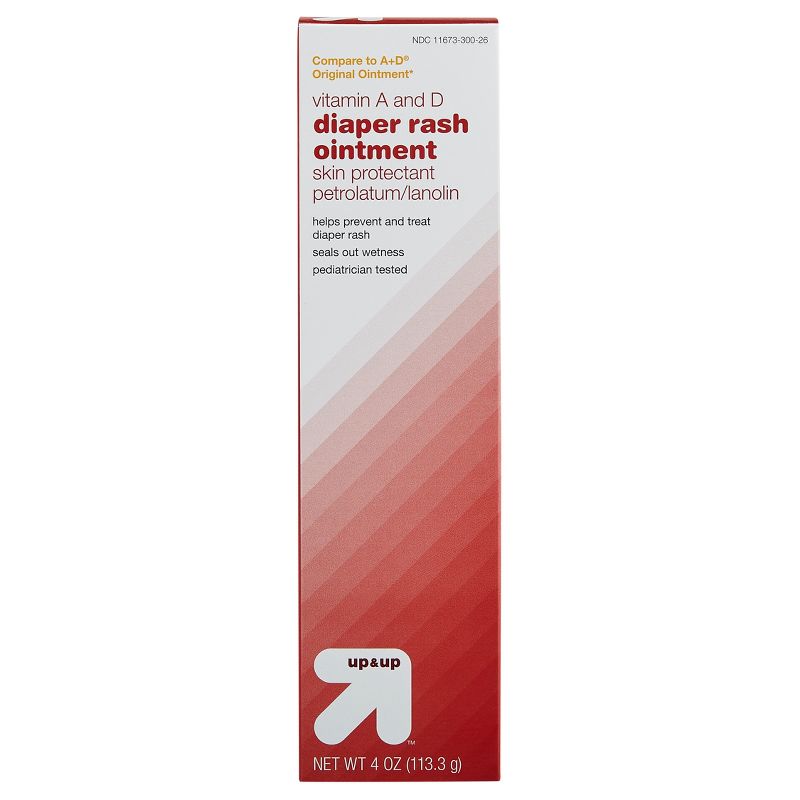 Diaper Rash Ointment, Vitamin A & D - 4oz - up & up™