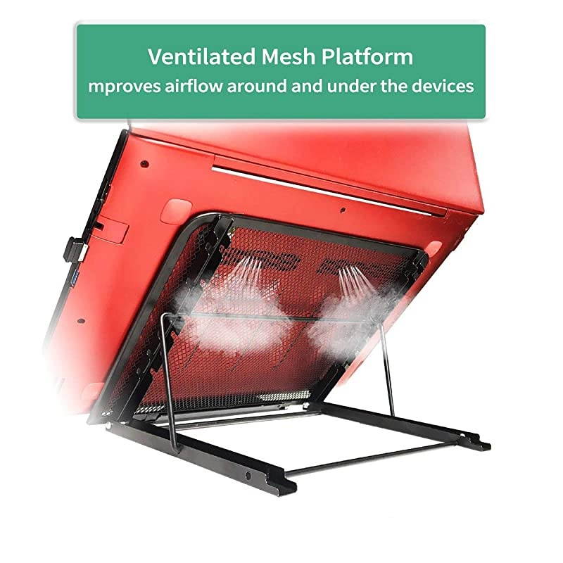 Light Pad Stand - Adjustable Light Box Laptop Stand, 9.45&times;7.48 inch, 6 Angles Non-Skidding Metal Holder for A4 LED Tracing Box & Diamond Painting Light Pad