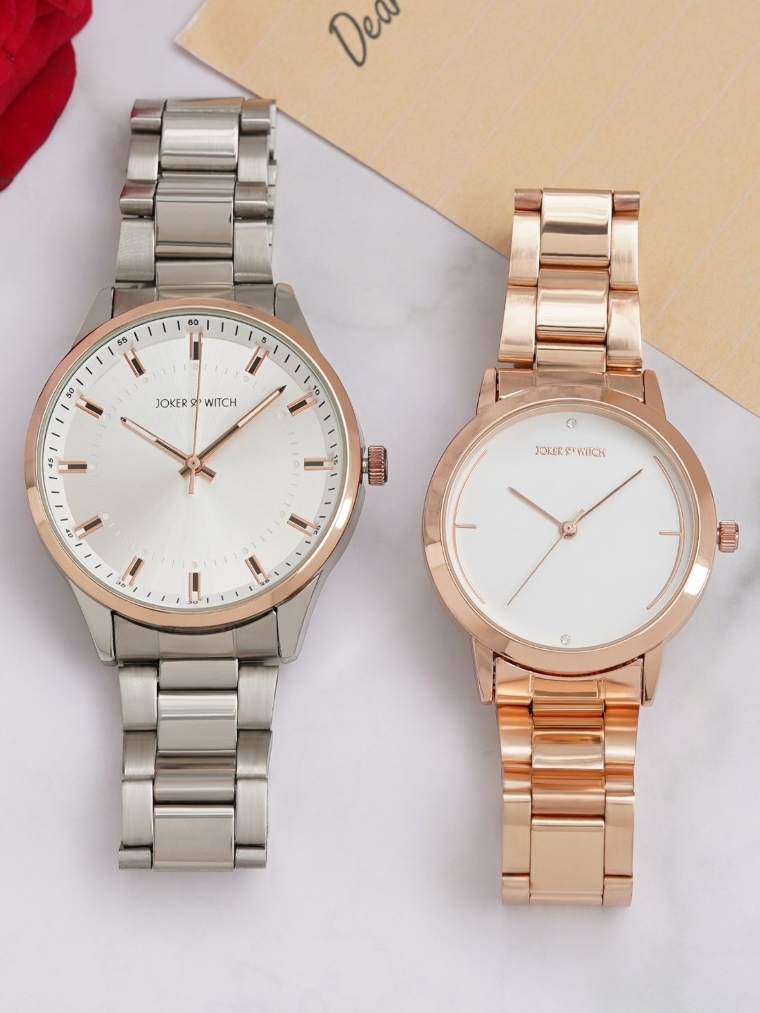 Joker & WItch JWCW223 Analog Couple Watch