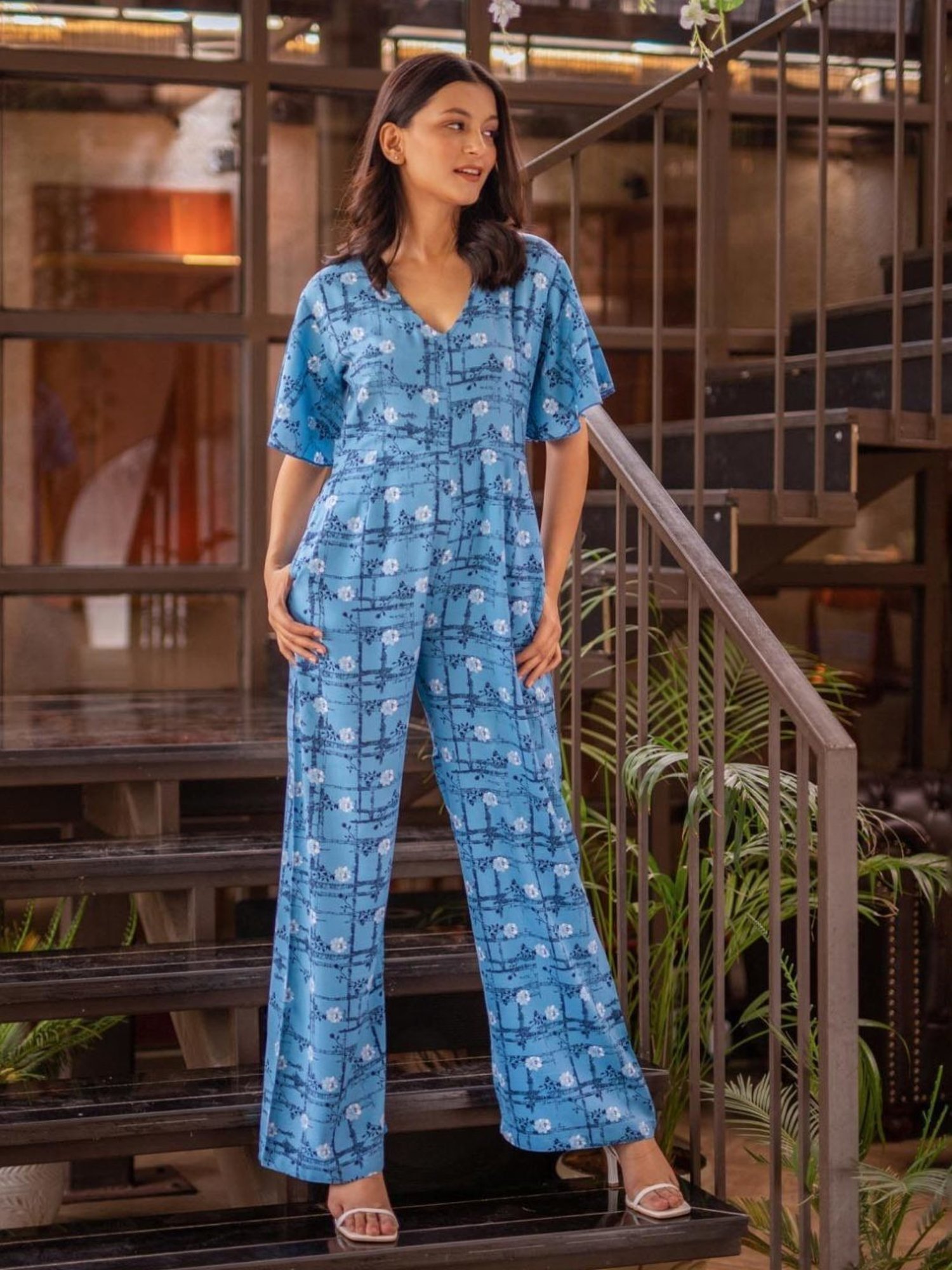 BInfinite Blue Asymmetric Shirt