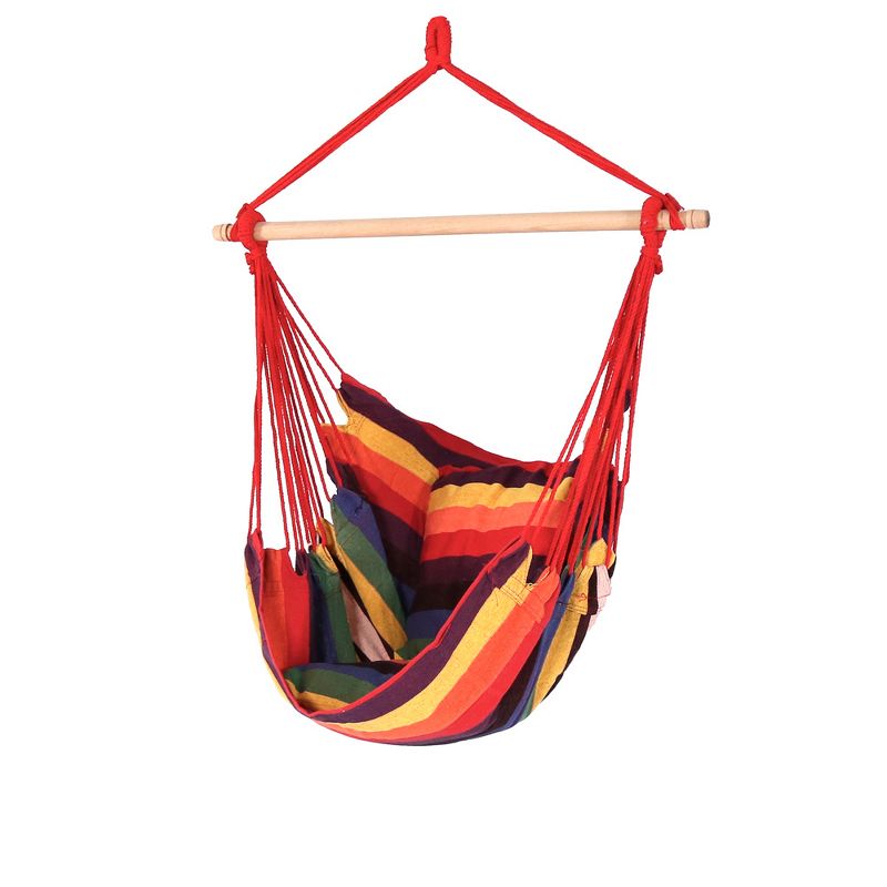 Web Spinner Swing 24" Diameter - Black - Sorbus