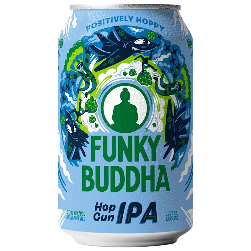 Funky Buddha Hop Gun IPA Beer - 12pk/12 fl oz Cans