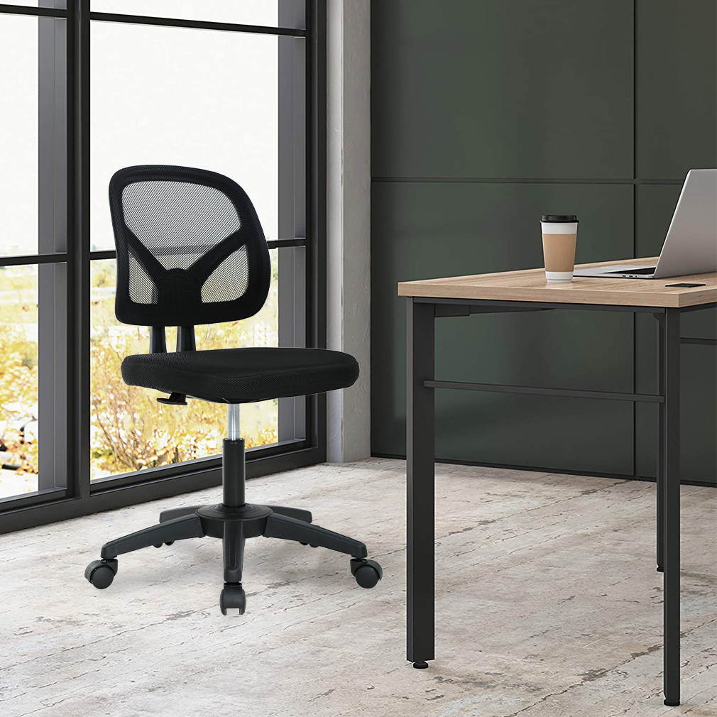 Ergonomic Home Office Chair Gaming PC Adjustable Video Desk Task Mesh Comfortable Executive Computer Swivel Rolling Lumbar Support Women Adult drafting stool Girl Teen Modern Cute