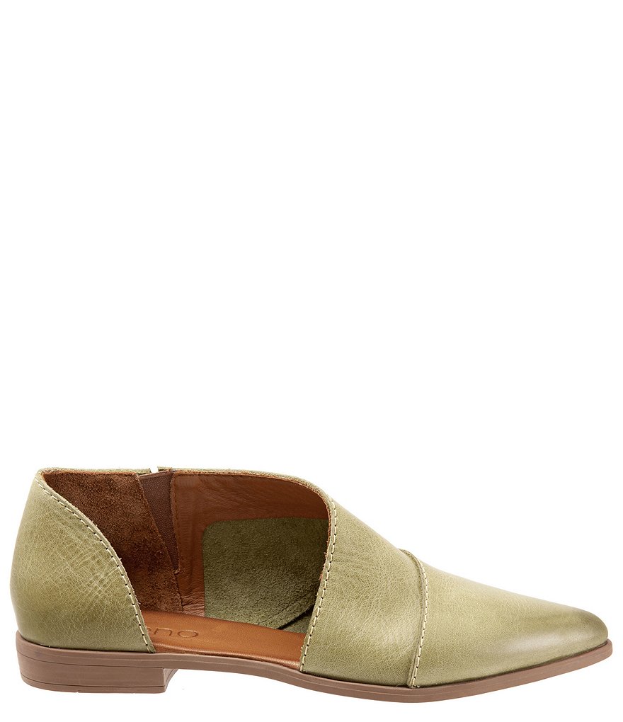 Bueno Blake Open Leather Slip-Ons