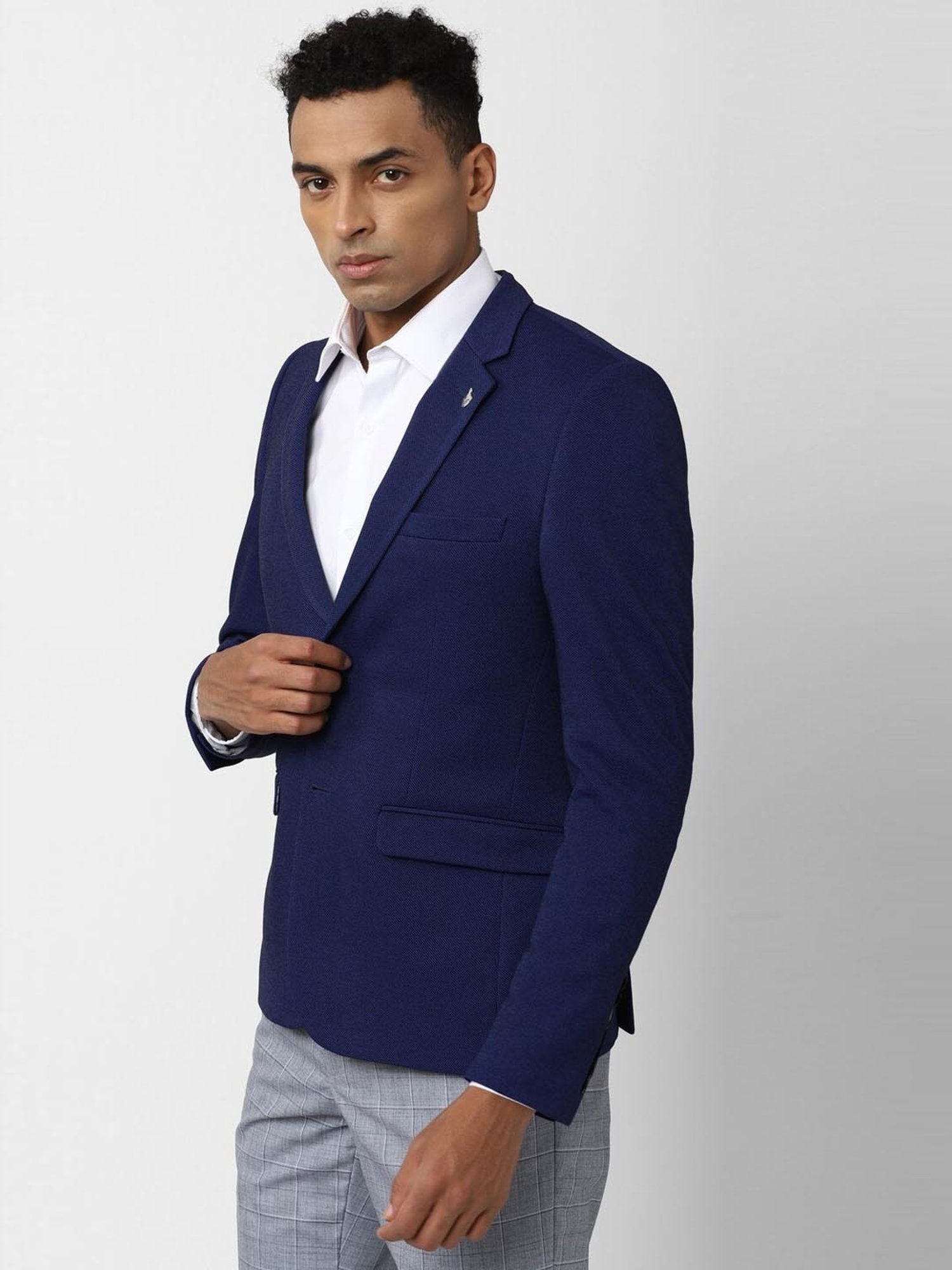 Van Heusen Mid Navy Slim Fit Blazer