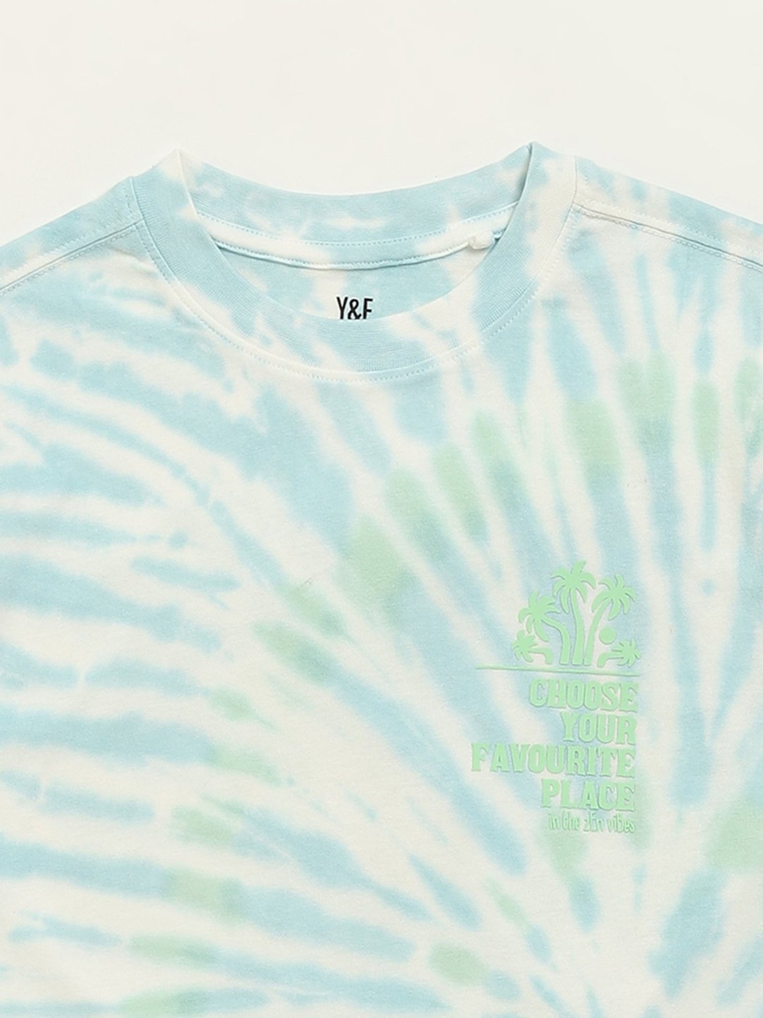 Y&F Kids by Westside Blue Tie-Dye T-Shirt