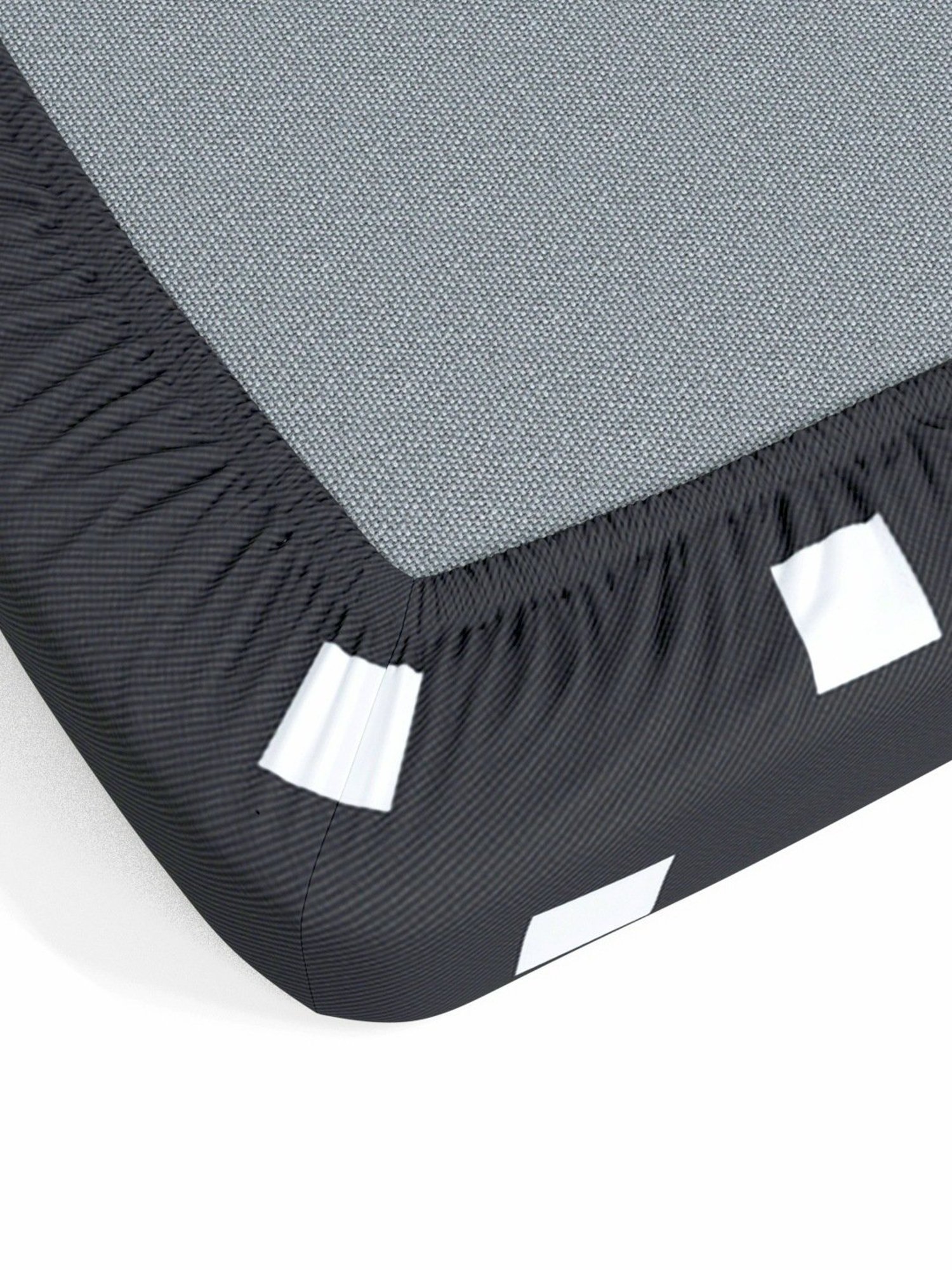 My Room Geometric Multicolor 140 TC Cotton Fitted King Bed Sheet with 2 Pillow Covers