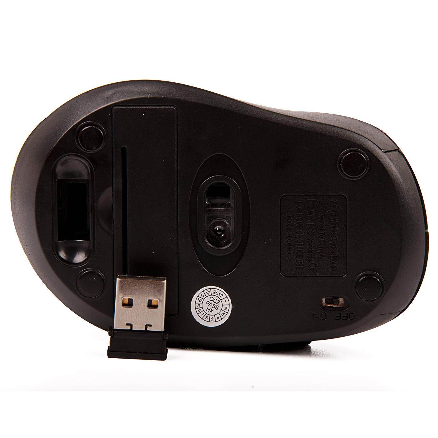 SumacLife Wireless USB Mouse (SLWirelessMouseBLK)