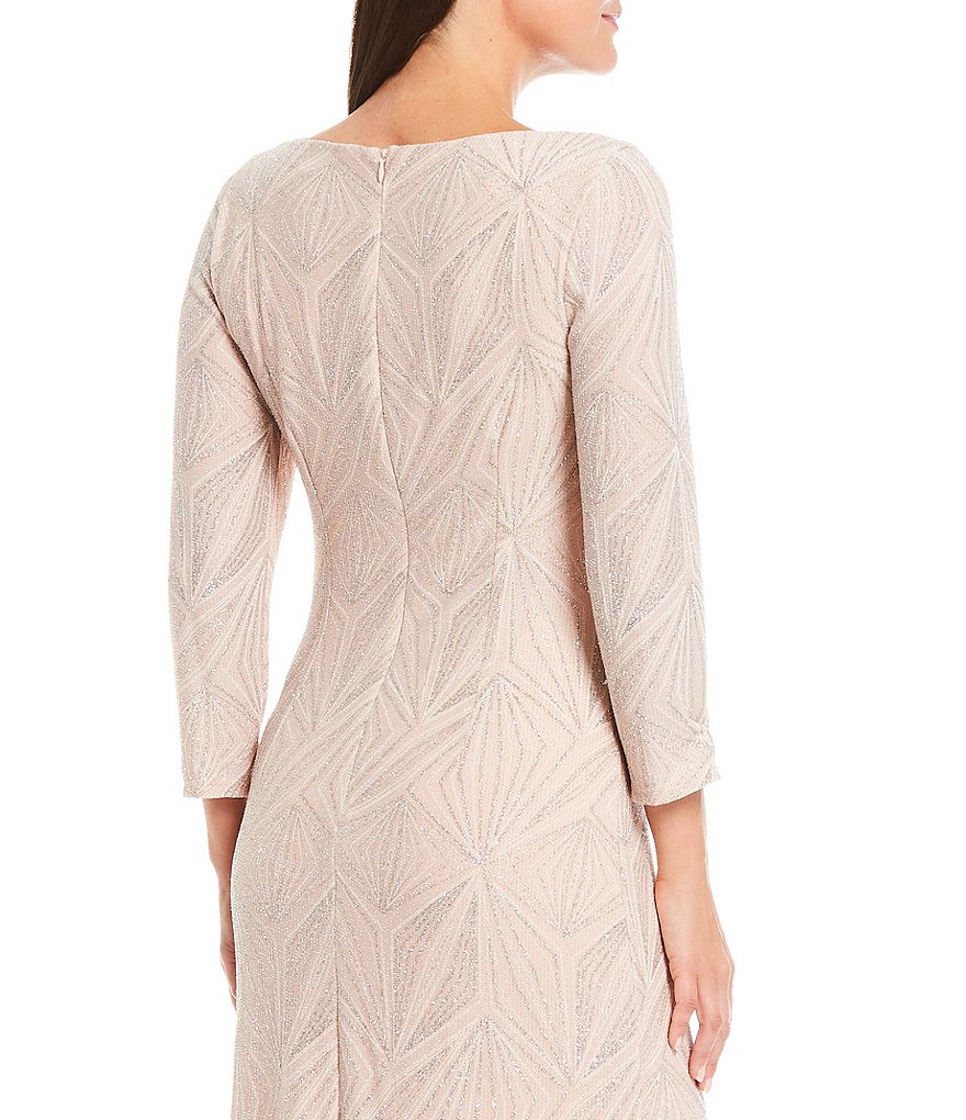 Eva Varro Floral Placement Print Knit Jersey Reversible to Solid Black Sheath Dress