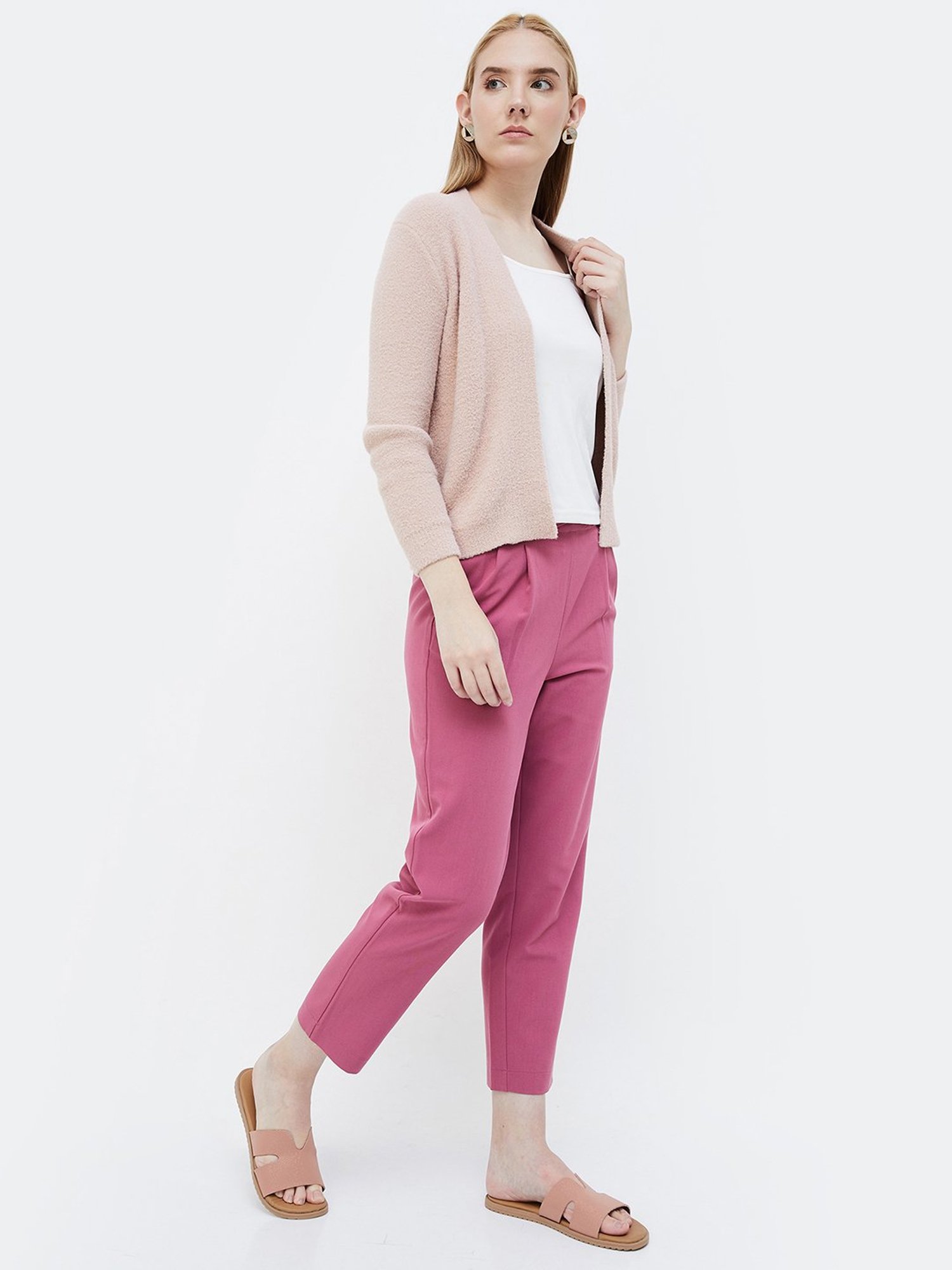 Code by Lifestyle Peach Cardigan