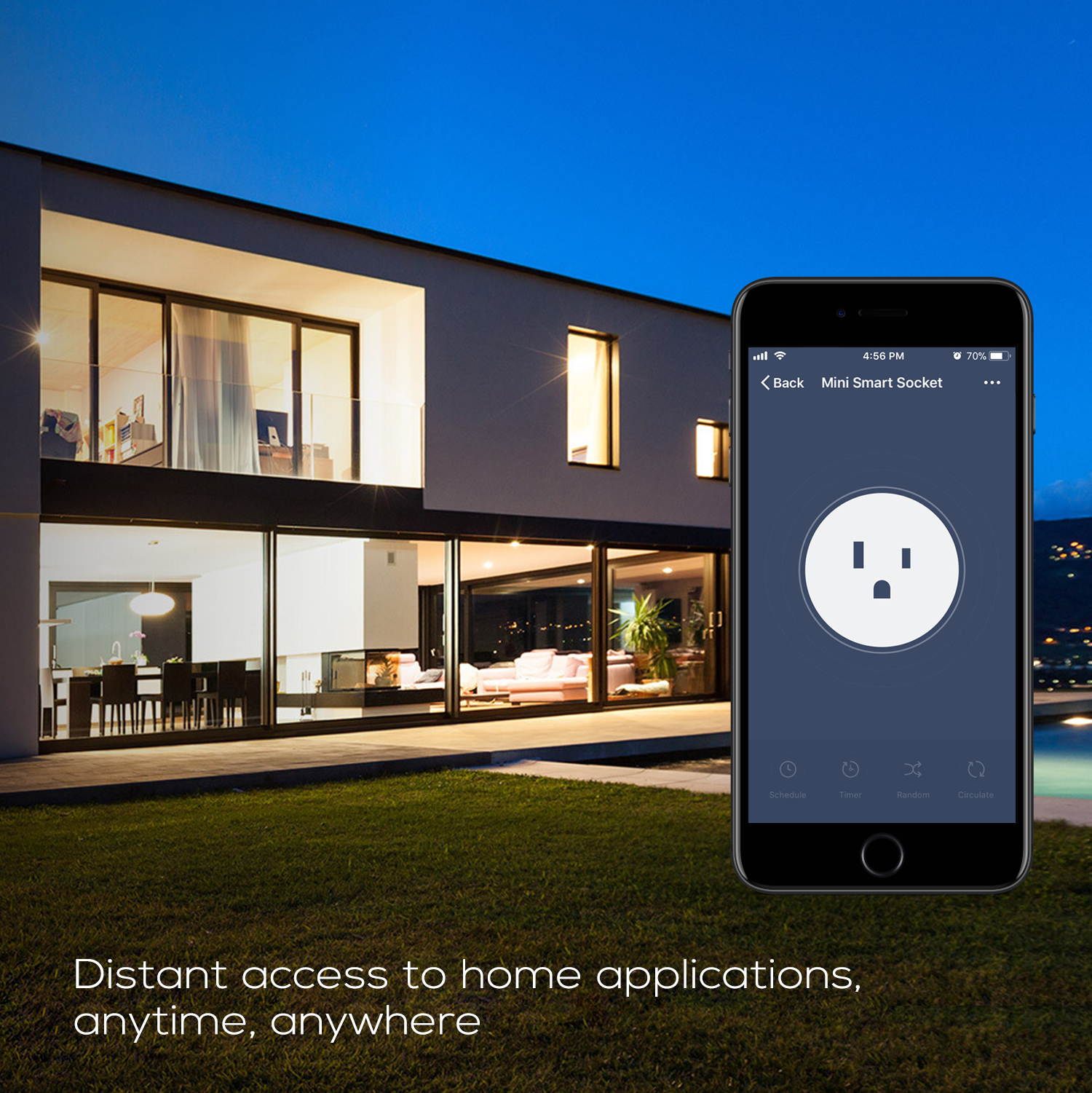 LITEdge Smart Plug, Works with Amazon Alexa and Google Assistant, Wi-Fi Accessible Power Outlet, Timing Function, No Hub Needed, Control with App on Phone, Single Socket