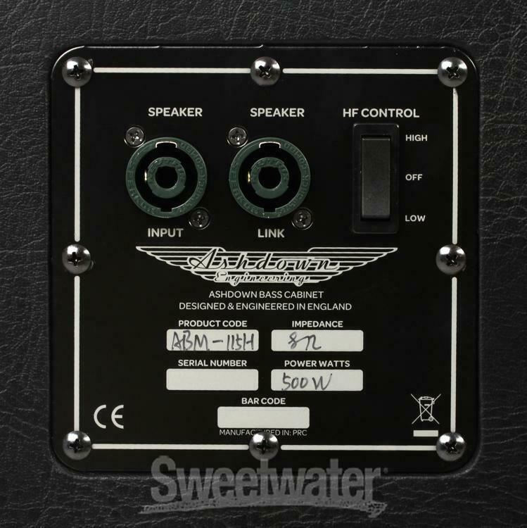 Ashdown ABM 115H EVO IV 1x15" 300-Watt Compact Bass Cabinet with Horn