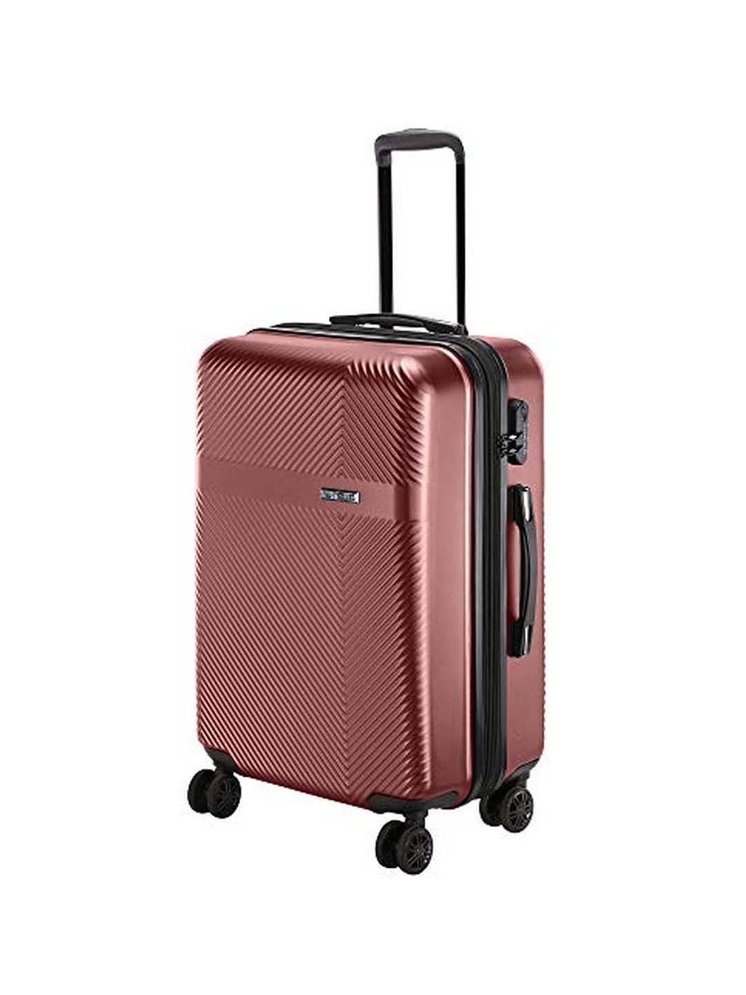 Nasher Miles Fifth Avenue Expander Hard-Side Polycarbonate Check-in Maroon 28 Inch|75CMTrolleyBag