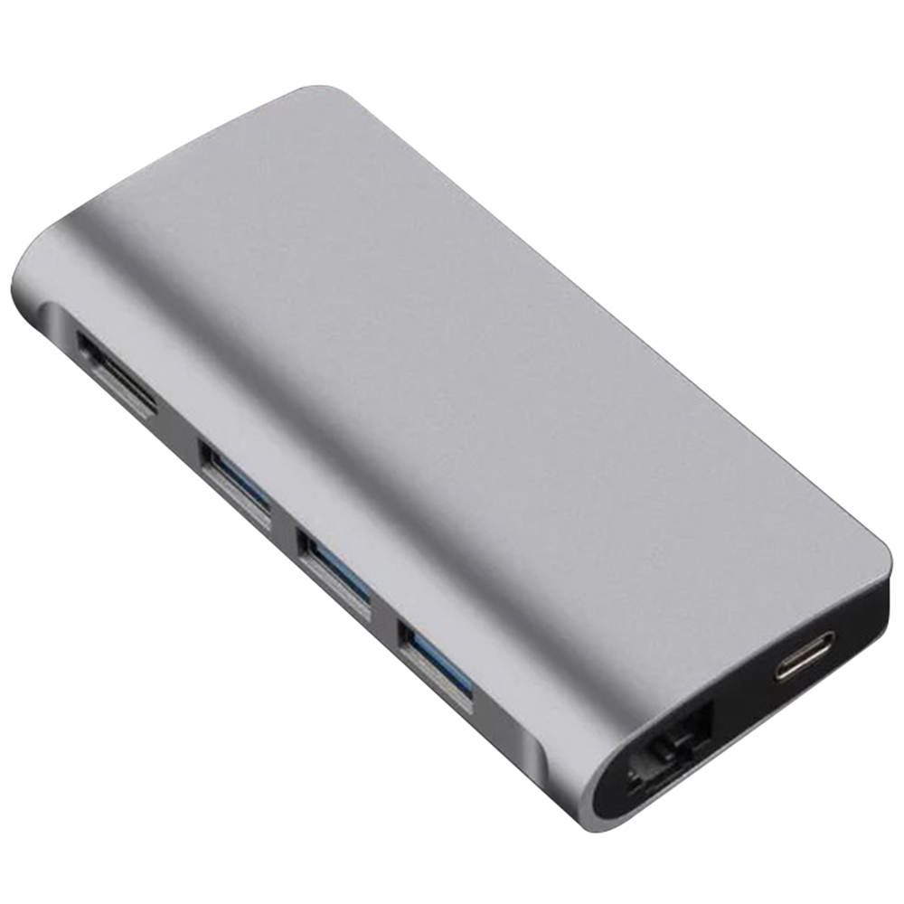 New Type-C 8-In-1 Multi-Function Converter Single Hub Hdmi Network Card Multi-Card Reader Hub