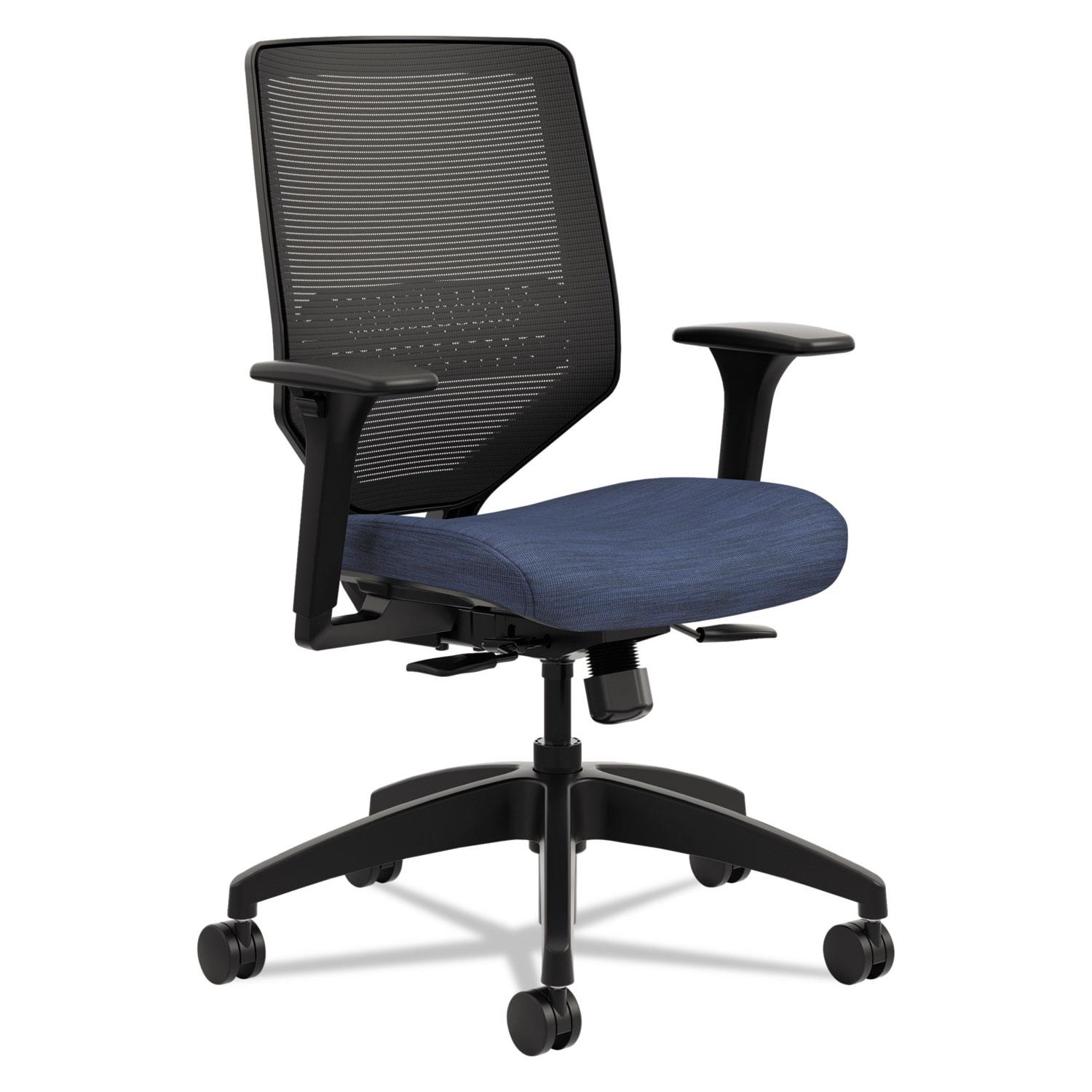 HON - SVM1ALC10TK - Solve Series Mesh Back Task Chair, Ink/Black, Base: Black