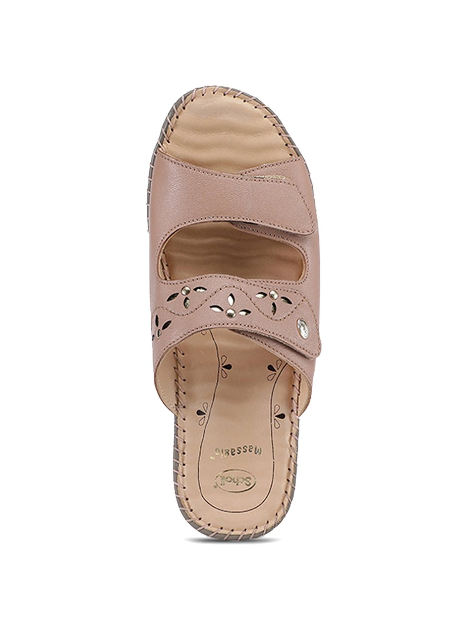 Scholl by Bata Women's Garnet Blush Pink Casual Wedges