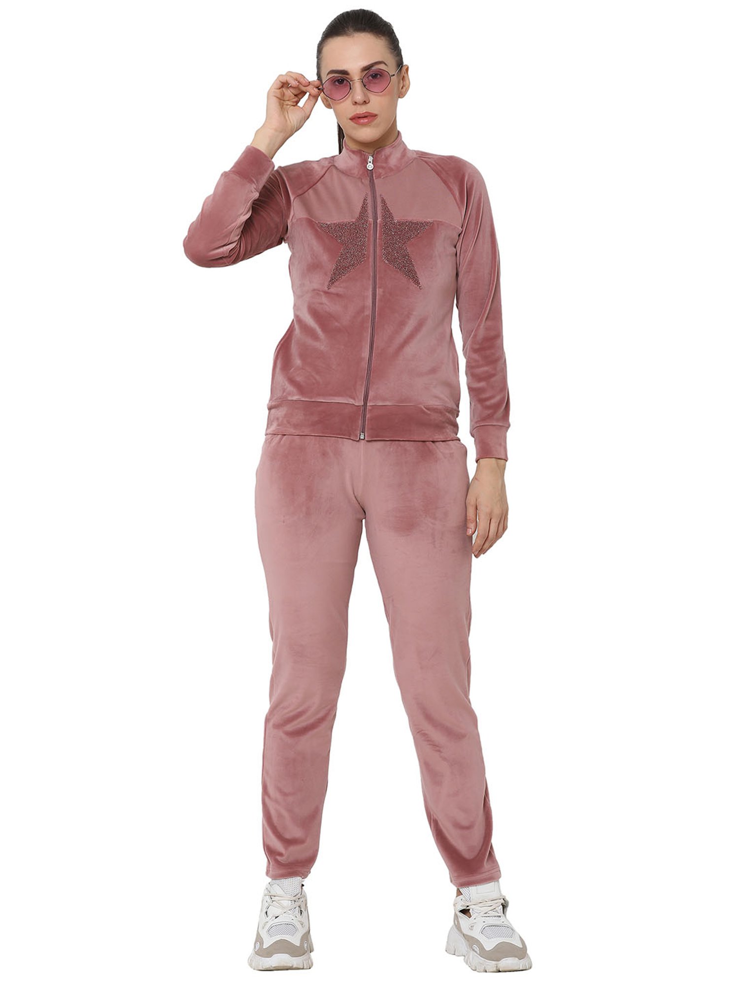 Sweet Dreams Pink Printed Sweatshirt With Pants